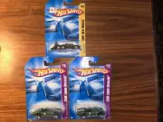 2000s Hot Wheels Military Green "Fast Fortress" & Shelby Cobras On Cards