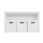 Levede Kids Toy Box Organiser Storage Cabinet White