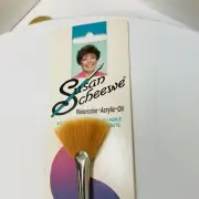 Susan Scheewe No 2 Watercolor Acrylic Oil Fan Brush New Old Stock