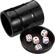 JOINPAYA Dice Plastic Cups Dice Shaking Cups Dice Box Dices Bar Supplies Dice Game Prop Party Entertainment Supplies