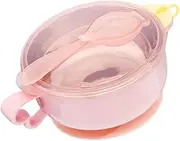 Kids Insulated Bowl | Suction Cup Water Filled Bowls,400ml Portable Children Bowls with Handle, Cute Tableware for Home