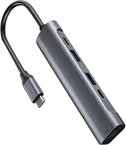 KONTONTY Port Type- USB Splitter Multi USB Docking Station for Laptop Computer Accessories Portable Data Hub Au Plug
