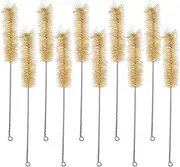 iplusmile 10pcs Baby Bottle Cleaning Brush Tube Cleaning Brush Cleaner Long Grass Test Tube Brush Pig Hair Brush Small Cleaning Nylon Tube Glass Cleaning Brush Cleaning Brush