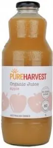 Pure Harvest Organic Apple Juice 1ltr x 6 (1 box)