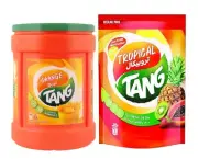 Tang Orange Instant Drink Mix Plastic Jar 750g + Tropical Pouch 375g - 2 Pack