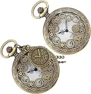 [LIFKOME] Retro Pocket Watch Chain Accessories Classic Design Silver Watch Parts