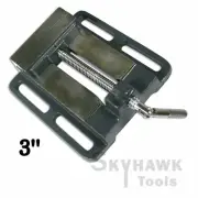 3" Throat Drill Press Vice Workbench Clamping Hold Power Swivel Crank Handle
