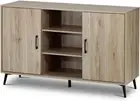 New Buffet Sideboard Cabinet Oak Storage Cupboard 2 Doors Hallway Table