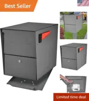 Package Master Curbside Locking Security Mailbox | Granite 21.5 x 12 x 16.5 i...