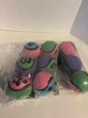 (3) 3 Packs Bark Muttster Madness Zombie Undead Head Ball Halloween Dog Toy