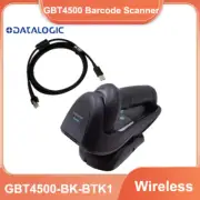 Datalogic GBT4500-BK-BTK1 Wireless Bluetooth 2D Barcode Scanner w/ Cable&Cradle