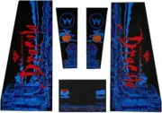 Bram Stoker's Dracula BSD Pinball Machine CABINET Decal Set