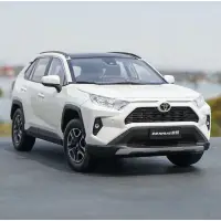 在飛比找蝦皮購物優惠-toyota  五代 rav4 1:18金屬模型車