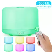 Essential Oil Diffuser 500ml Ultrasonic Aroma Diffuser Cool Mist Humidifier