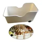Kitchen Storage Container Rolling Storage Bin with Wheels Pantry Organization
