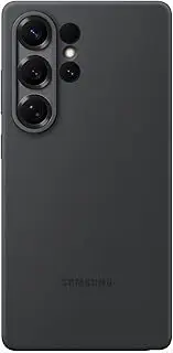 [Samsung] Silicone Smart Phone Case Compatible for Galaxy S25 Ultra, Black