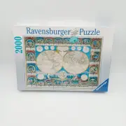 Ravensburger 2000 Piece Puzzle No. 16 670 1 World Globe Map Sealed New