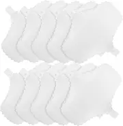 PLAFOPE 10pcs Menstrual Panty Liners Libra Pads Tucks Pads Reusable Cotton Sanitary Napkin for Women