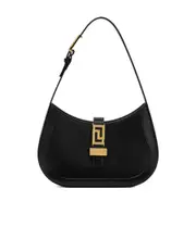 Versace Greca Goddess Logo Plaque Small Shoulder Bag One size Black