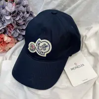 在飛比找蝦皮購物優惠-♚KK SHOP♚ MONCLER 雙徽標棒球帽 H1091