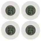 4 Pcs Mini Hygrometer Thermometer Fahrenheit or Celsius Meter Digital LCD Monito