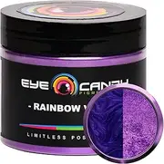 Mica Powder Pigment “Rainbow Violet” (50g) Multipurpose DIY Arts and Crafts Additive | Woodworking, Epoxy, Resin, Natural Bath Bombs, Paint, Soap, Nail Polish, Lip Balm