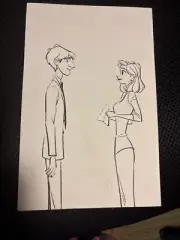 Disney Feature Animation Short Paperman D23 Sketchbook Vis Dev Concept Art