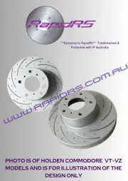 SLOTTED DISC BRAKE ROTORS TO SUIT SUBARU LIBERTY RX LE RS FORESTER SF5 GT GX (for: Subaru)