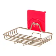 2Pcs Iron Wall Mounted Soap Dish with Hook Bath Ball Hanger Soap Holder Bathroom Soaps Tray Storage Shelf Box Shower Caddy