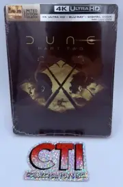 IN HAND - SEALED DUNE PART TWO 2 LIMITED EDITION STEELBOOK 4K ULTRA HD + BLU-RAY
