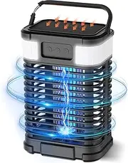 Bug Zapper Outdoor, Mosquito Zapper with LED Light, Fly Zapper Outdoor Indoor, Insect Zapper Electric Fly Traps, Solar & USB C Charging Mosquito Killer fot Patio Yard