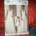 Vogue V2028 Misses 6 to 14 Dress and Overskirt New Sewing Pattern $5 Sale!