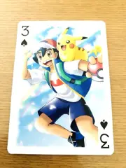 Ash Pikachu PALCITY Pokemon Playing Card Poker Card Nintendo From Japan L-67