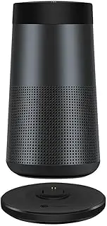 Charger Dock Cradle for BOSE SoundLink Revolve and Revolve+, Wireless Bluetooth Speaker Charging Station Base (Black)
