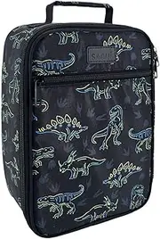 Sachi 'Style 225' Insulated Junior Lunch Bag - Neon Dinosaurs