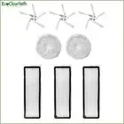 8pcs For Xiaomi Dreame W10 Robotic Hepa Filter Mop Cloth Side Brush