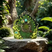 Mini Fairy House Door Resin Outdoor Courtyard Yard Art Sculpture Decor