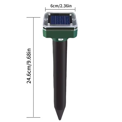 Ultrasonic Cat Repellent Outdoor Solar Ultrasonic Vibration Repeller Snake Repel
