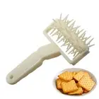 Plastic Tool Pizza Pie Pastry Dough Roller Docker Baking Pitter Home Cooker