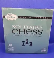 ThinkFun Brain Fitness Solitaire Chess Strategic Skill Building Game, SEALED