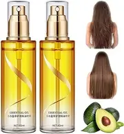 Fragrance Hair Care Essential Oil Spray,Hair Care Essential Oil,Anti-frizz Hair Serum,Hair Shine Spray Glossy Look,Long Lasting Fragrance,Reduce Dry Hair,Enhances Hair Color & Smooths