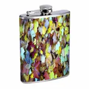 Maple Leaves Em1 Flask 8oz Stainless Steel Hip Drinking Whiskey