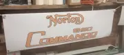 Norton Commando 850 large pvc garage work shop banner show banner