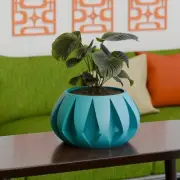 Mirax Oblong Diamond Shape Retro Planter Mid-Century Modern Pot Office Decor