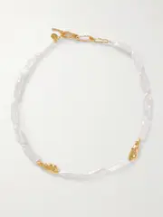 [Pacharee] Pacharee - Birch Gold-plated Pearl Necklace - One size One size Gold