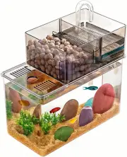 Small Fish Tank Filter Self Cleaning Betta Fish Tank Bottom Suction Silent Water