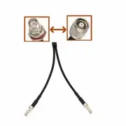 1x RP-TNC to 2x TS9 plug 3G/4G modem antenna Splitter/Combiner Y Adapter cable
