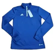 Adidas Aeroready Women's 1/4 Zip Pullover Workout Shirt Long Sleeve NEW