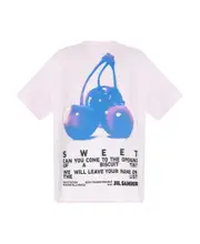 T Shirt Graphic Printed Crewneck T-Shirt White