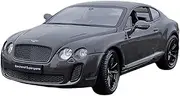 Scale Finished Model Car 1:24 for Bentley Continental Supersports GT Car Alloy Die-cast Metalstatic Finished Model Toy Ornaments Miniature Replica Car(Size:Black)
